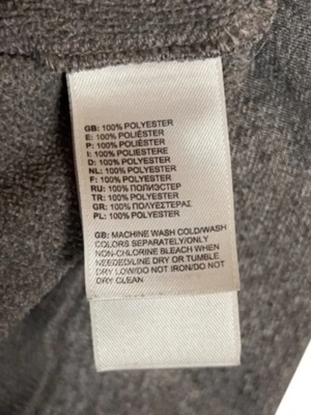 The North Face Pullover Hoodie Size XL Grey Kangaroo pocket